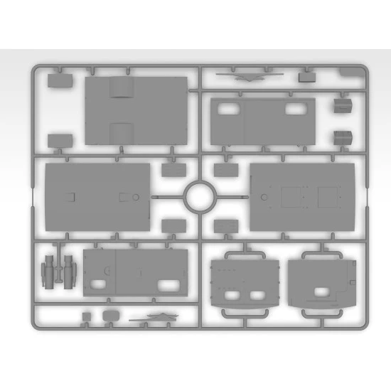 ICM 35136 - 1/35 - Unimog 404 S Koffer German military truck