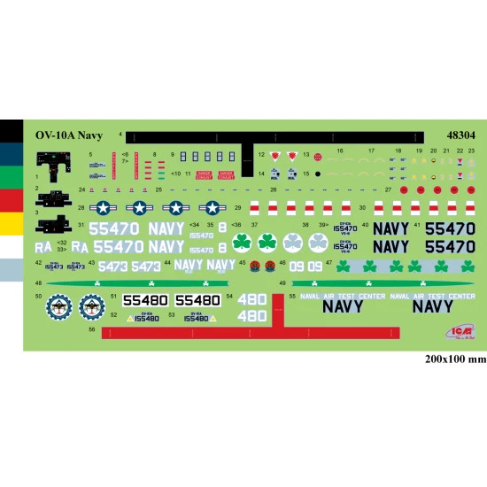Icm 48304 - 1/48 - Bronco Ov-10a Us Navy. Military Aircraft Model Kit