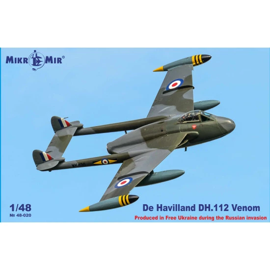 Mikro Mir 48-020 - 1/48 - De Havilland DH.112 Venom. Plastic model kit