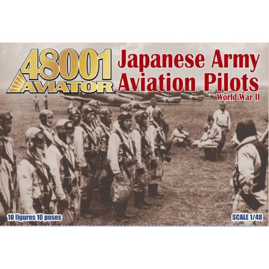 Aviator 48001 - 1/48 - Japanese army aviation pilots World War II, 10 figures
