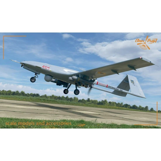 Clear Prop CP4809 - 1/48 - Bayraktar TB.2 Unmanned Aerial Vehicle, Plastic model
