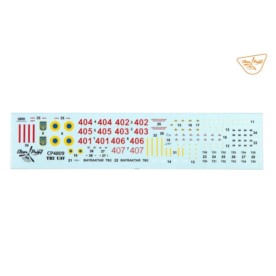 Clear Prop CP4809 - 1/48 - Bayraktar TB.2 Unmanned Aerial Vehicle, Plastic model