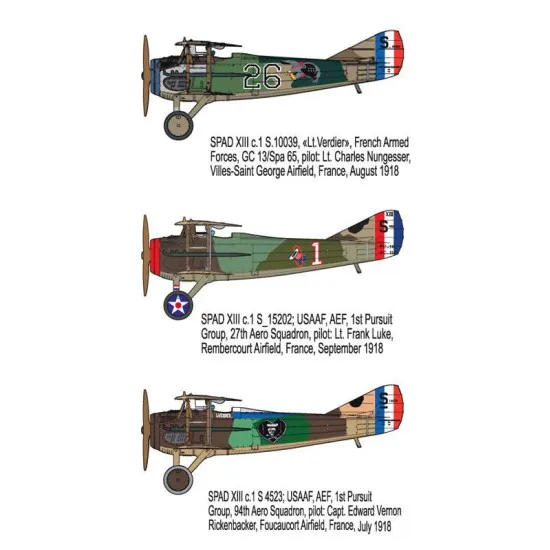 Roden 636 - 1/32 - SPAD XIIIc1 Scale Plastic model aircraft kit