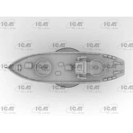 ICM S018 - 1/350 - KFK Kriegsfischkutter WWII German multi-purpose boat