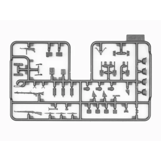 ICM 35715 WW2 German mortar GrW 34 with Crew (mortar and 4 figures) 1/35 Scale