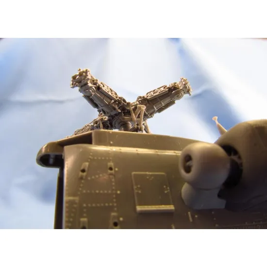 Metallic Details MDR48164 1/48 AH-64 Apache. Main rotor Upgrade set for aircraft