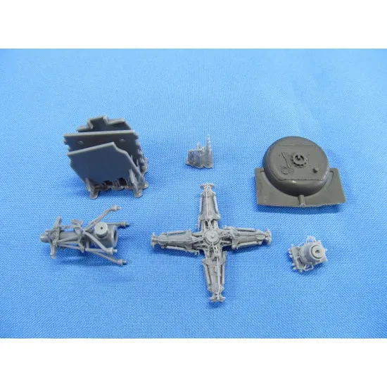 Metallic Details MDR48166 1/48 AH-64 Apache. Longbow Main rotor, Resin parts