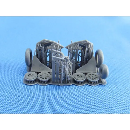 Metallic Details MDR48181 1/48 MiG-17. Landing gears Upgrade set for aircraft