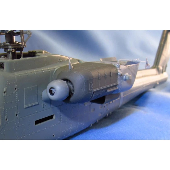 Metallic Details MDR48182 1/48 AH-64E Apache. Engines Accessories for aircraft