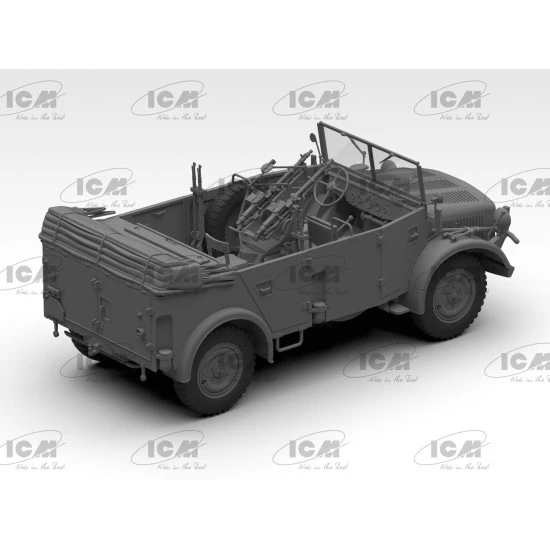 ICM 35503 1/35 s.E.Pkw Kfz.70 w/ Zwillingssockel 36 WWII German military vehicle