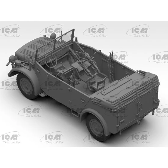 ICM 35503 1/35 s.E.Pkw Kfz.70 w/ Zwillingssockel 36 WWII German military vehicle