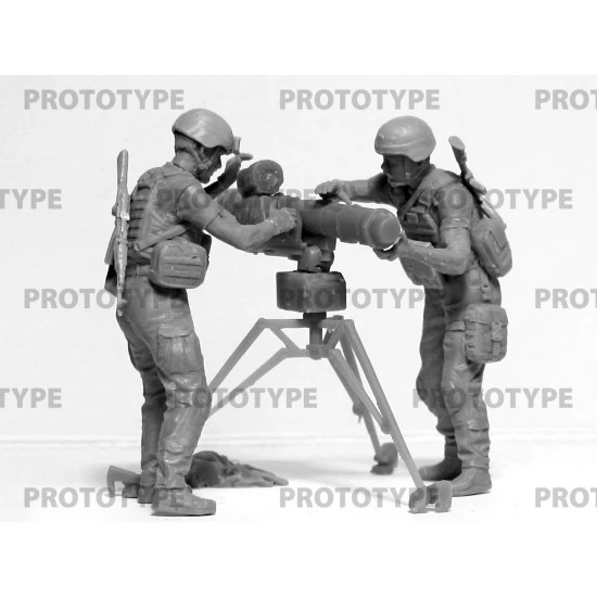 ICM 35750 - 1/35 - ATGM Stugna-P with Ukrainian crew. Anti-tank complex