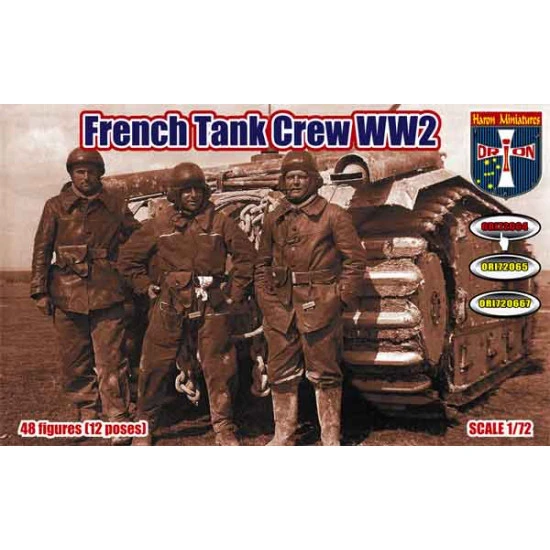 Orion 72064 - 1/72 - French Tank Crew WW2 Plastic Model Kit