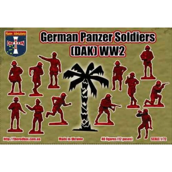 Orion 72063 - 1/72 - German Panzer Soldiers (DAK) WW2 Plastic Model Kit