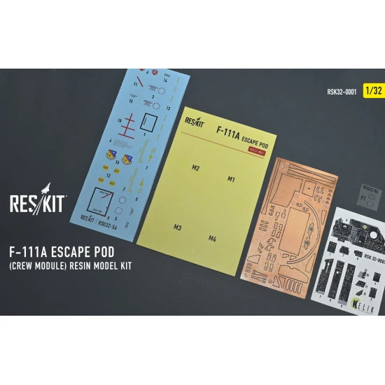 Reskit RSK32-0001 - 1/32 - F-111A Escape Pod (Crew Module) resin model kit