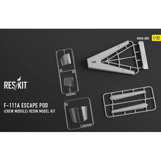 Reskit RSK32-0001 - 1/32 - F-111A Escape Pod (Crew Module) resin model kit