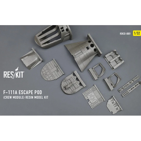 Reskit RSK32-0001 - 1/32 - F-111A Escape Pod (Crew Module) resin model kit