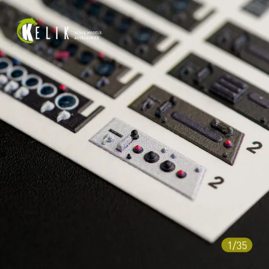 Kelik K35008 - 1/35 - Unimog 404 interior 3D decals for ICM kit