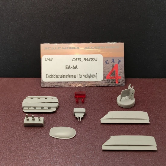 CAT4-R48075 - 1/48 - EA-6A Electric Intruder antennas ( for Hobbyboss )