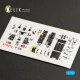 Kelik K72015 - 1/72 - JASDF F-2A Fighter interior 3D decals for FineMolds kit