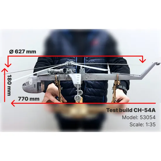 ICM 53054 - 1/35 - Sikorsky CH-54A Tarhe US heavy helicopter
