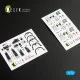 Kelik K72022 1/72 RF-4EJ Phantom II interior 3D decals for Fine Molds kit