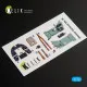 Kelik K72024 1/72 Hawker Typhoon Mk.IB interior 3D decals for Airfix kit