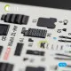 Kelik K72025 1/72 AH-1Z Viper interior 3D decals for Dream Model kit
