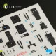 Kelik K72026 1/72 UH-1Y Venom interior 3D decals for Dream Model kit