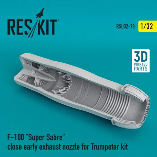 Reskit RSU32-0078 - 1/32 - F-100 Super Sabre close early exhaust nozzle