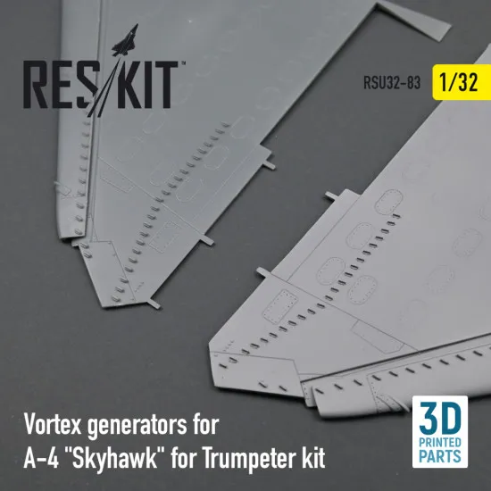 Reskit RSU32-0083 - 1/32 - Vortex generators for A-4 Skyhawk for Trumpeter kit