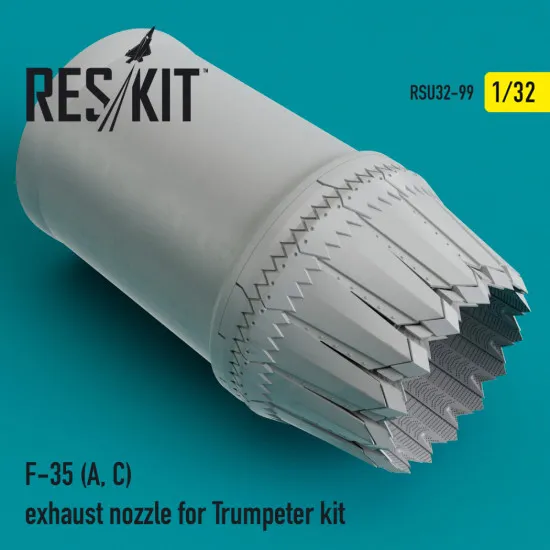 Reskit RSU32-0099 - 1/32 - F-35 (A, C) exhaust nozzle for Trumpeter kit