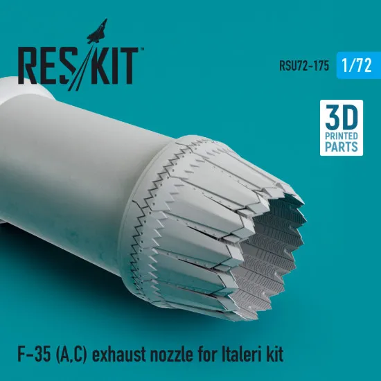 Reskit RSU72-0175 1/72 F-35 (A,C) Lightning II exhaust nozzle for Italeri kit