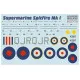 Print Scale PSM72001 1/72 Mask for Supermarin Spitfire Mk.1 Military aircraft