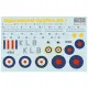Print Scale PSM72003 1/72 Mask for Supermarin Spitfire Mk.1 Military aircraft