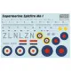 Print Scale PSM72007 1/72 Mask for Supermarin Spitfire Mk.1 Military aircraft