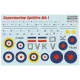 Print Scale PSM72008 1/72 Mask for Supermarin Spitfire Mk.1 Military aircraft