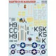 Print Scale 72-476 1/72 B-26 Marauder Part 2 Decal for aircraft