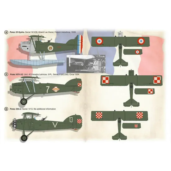 Print Scale 72-479 1/72 Potez 25/27 Decal for aircraft