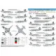Foxbot 32-025 1/32 Digital Rooks Su-25 Decal for aircraft