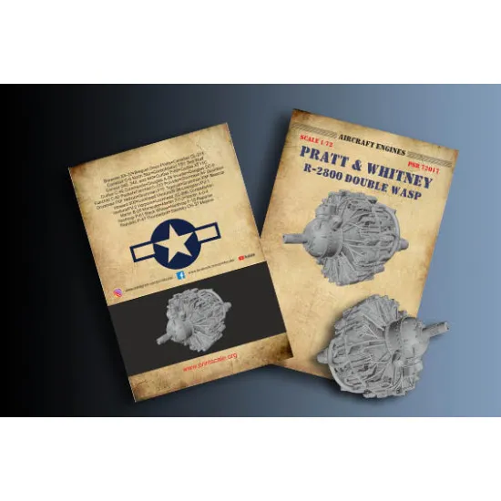 Print scale PSR72017 1/72 Aircraft Engines Pratt  Whitney R-2800 Double Wasp