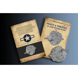 Print scale PSR72018 1/72 Aircraft Engines Pratt Whitney R-2800 Double Wasp 2pc