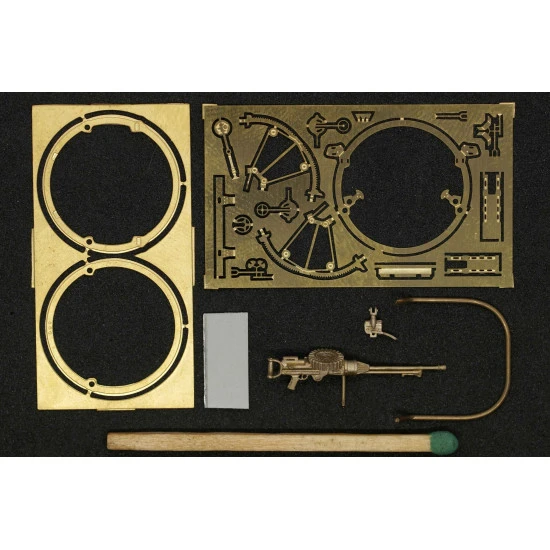 Mini World 4874 1/48 Stripped Lewis Mk I single MG with a shortened radiator