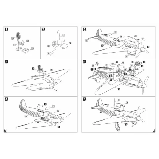 Armory AR14312 - 1/144 Yakovlev Yak-1b Donated Airplanes, Soviet WWII fighter