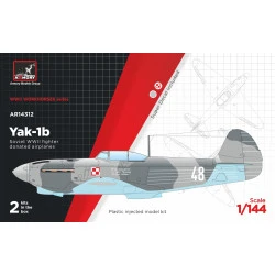 Armory AR14312 - 1/144 Yakovlev Yak-1b Donated Airplanes, Soviet WWII fighter