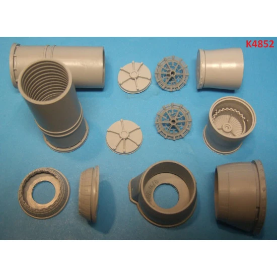 Katran 4852 1/48 F-14A Tomcat Exhaust Nozzles P&W TF-30-F-414 opened HobbyBoss Katran 4852 1/48 F-14A Tomcat Exhaust Nozzles P&W TF-30-F-414 opened HobbyBoss