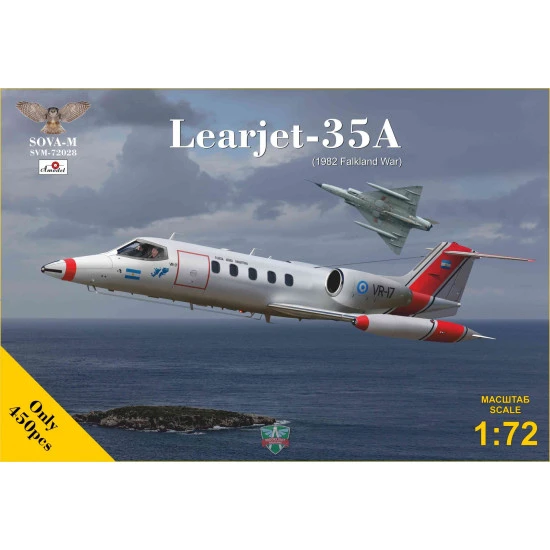 Sova Model 72028 - 1/72 - Learjet 35A (Falkland war 1982)