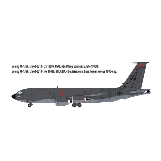 Roden 350 - 1/144 - Boeing Kc-135 Plastic Model Kit Military Aircraft