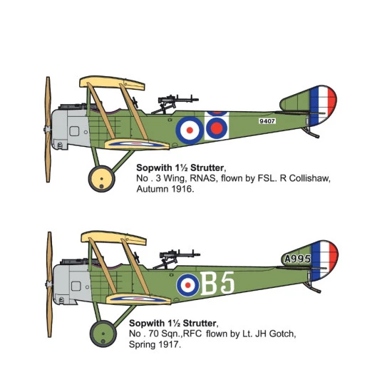 Roden 635 - 1/32 - Sopwith 11/2 Strutter two seat fighter. Plastic model kit