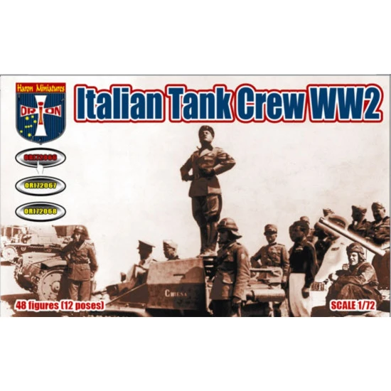 Orion 72066 - 1/72 - Italian Tank Crew WW2 Plastic Model Kit